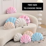 Seashell Decorative Pillow Shell Shaped Throw - Image 2