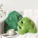 3D Leaves Decorative Throw Pillows
